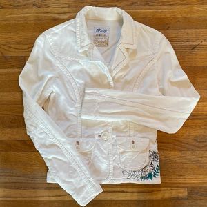 Brody White Corduroy Jacket